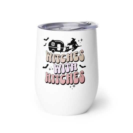 Witches With Hitches Wine tumbler