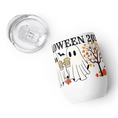 Vail Lake Halloween 2024 Wine Tumbler