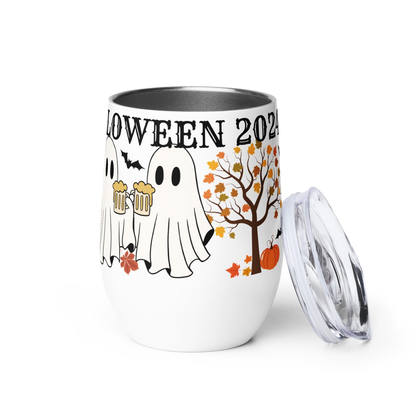 Vail Lake Halloween 2024 Wine Tumbler