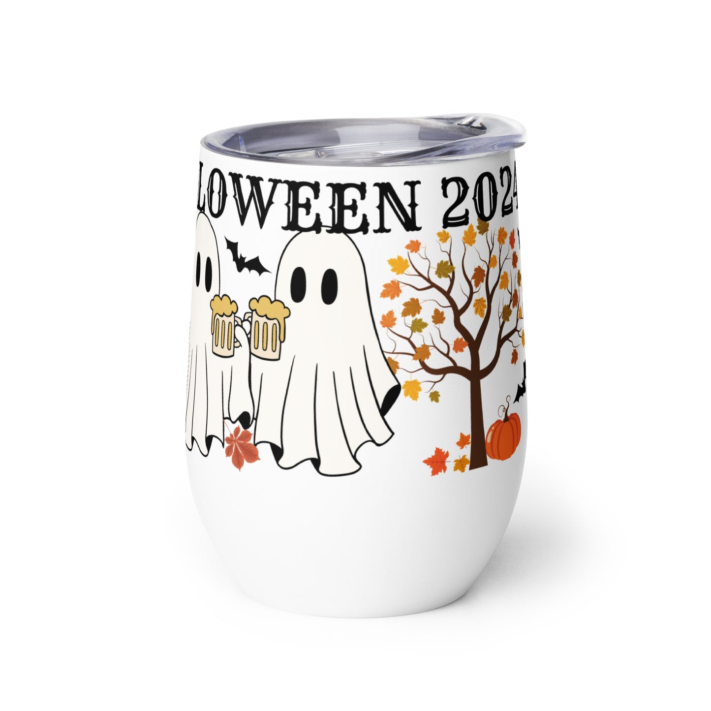 Vail Lake Halloween 2024 Wine Tumbler