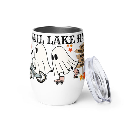 Vail Lake Halloween 2024 Wine Tumbler