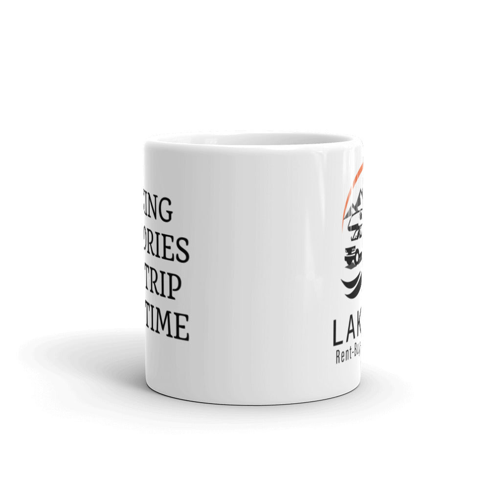White Logo Glossy Mug