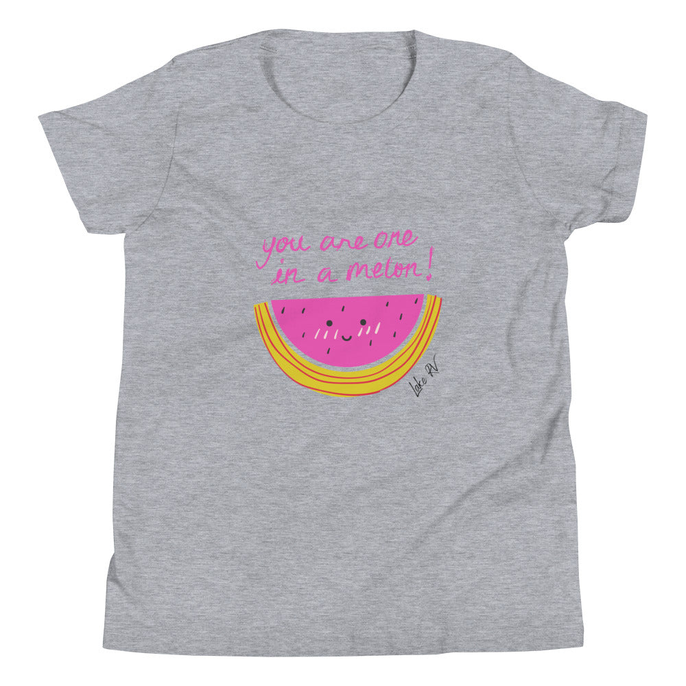 One in a Melon Girls Youth Short Sleeve Tee